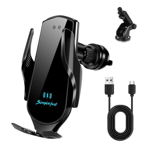 15W Magnetyczna ładowarka samochodowa Bezprzewodowa uchwyt na telefon komórkowy Deska rozdzielcza i wentylacja powietrzna - Zdjęcie 12 z 12