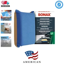 Windscreen Sponge 417100 - Dual Action Streak-Free Glass Cleaner & Anti-Fog Tool