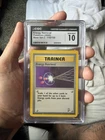 Pokémon Energy Retrieval Base Set 2 CGC 10 Graded Card 110/130 English 2000