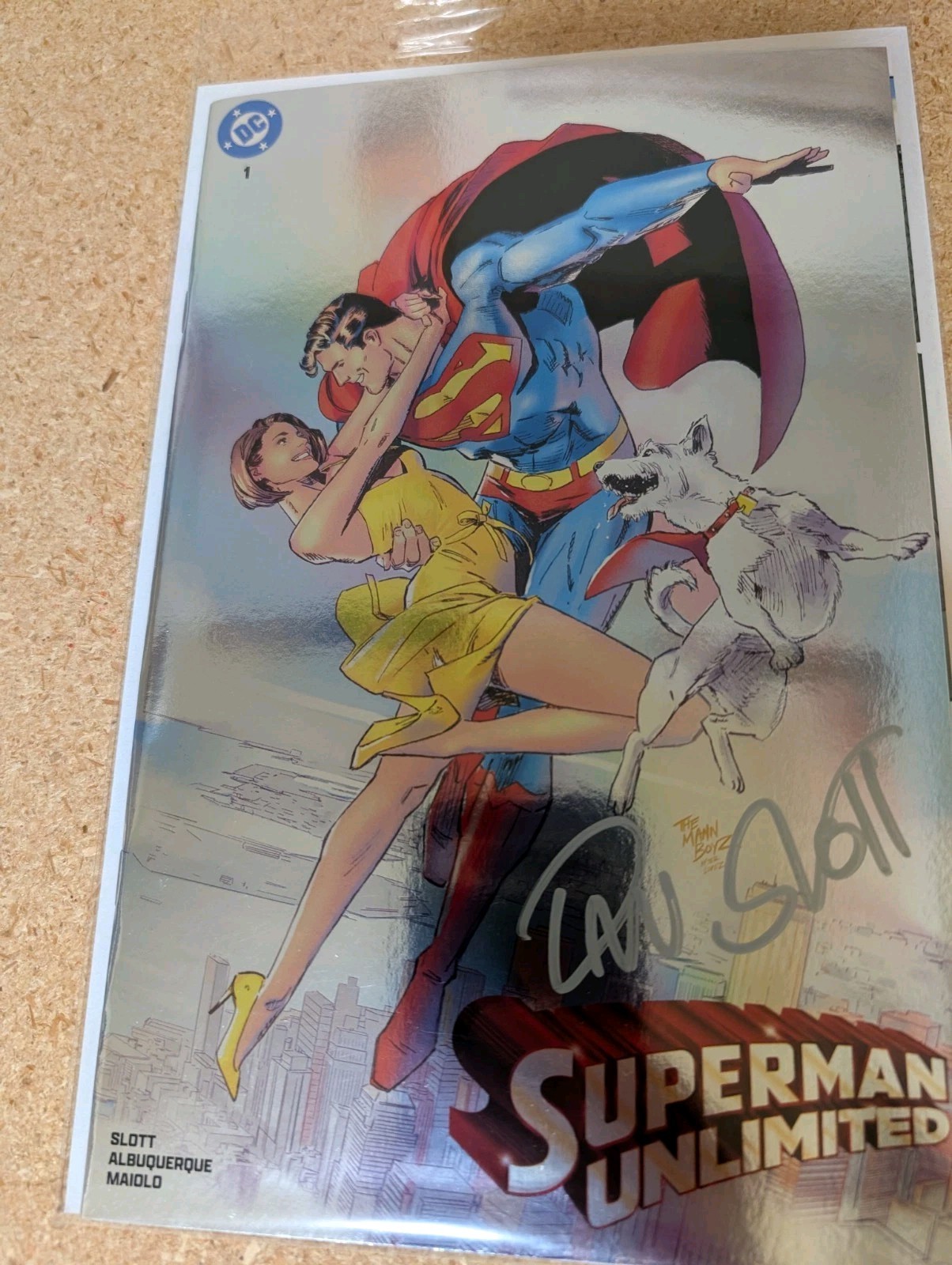 **Signed** Superman Unlimited #1 Sdcc 2025 Signed By Dan Slott  Coa