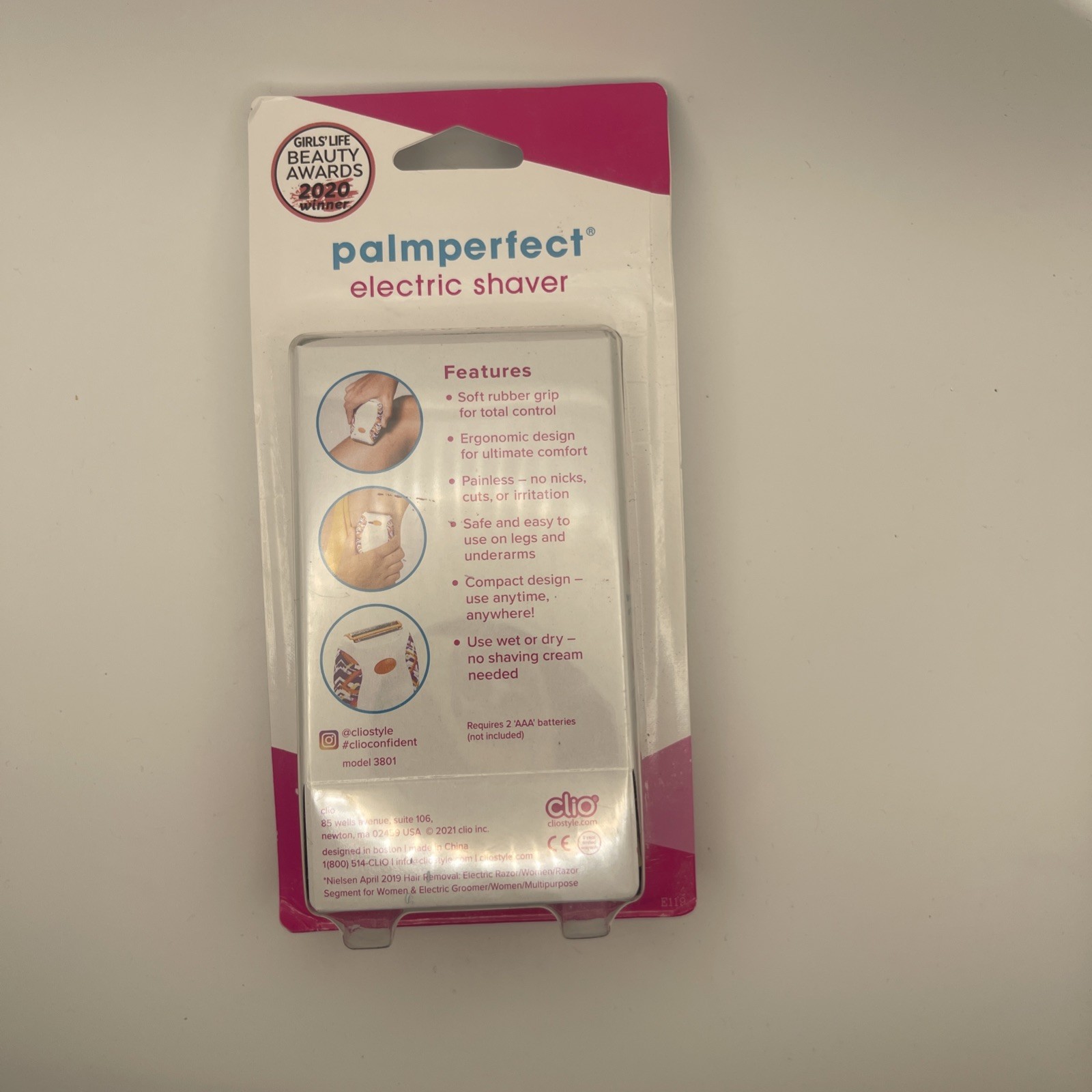 Palmperfect Electric Shaver – Compact Wet/Dry Cordless Razor for Women