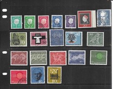 GERMANY 1959-1960. FEDERAL REP. SELECTION OF 20. MINT- VFU. AS PER SCAN.