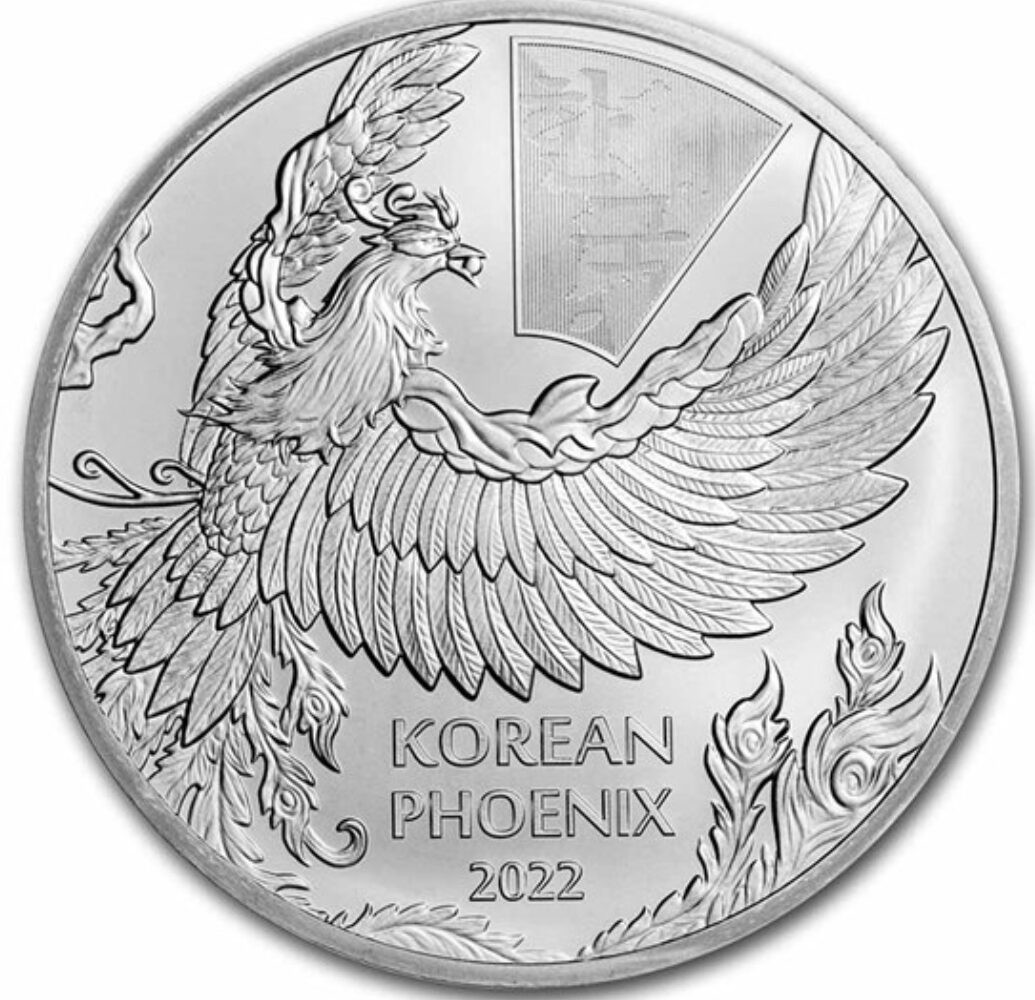 2022 South Korea 1 oz Silver Phoenix BU Coin in Capsule | eBay