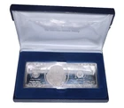 Fine Silver Bill 4 Troy Ounces .999 pure 124.37 grams American Historic Society