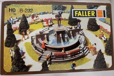 Faller B-232 HO Scale Ornamental Fountain Model Kit