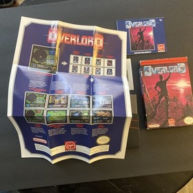 Overlord NES Nintendo Complete CIB Authentic! Good Condition! RARE!