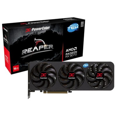 POWERCOLOR AMD RADEON RX 9070 16 GB GDDR6 REAPER Gaming Und Editing Grafikkarte