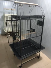 Black Vein Metal Play Top Style Small Bird Cage Parrot Cage 24" x 20" x 56"