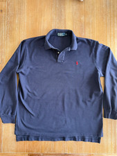 Polo Ralph Lauren Navy Blue Color Men  s Polo Shirt Size XL