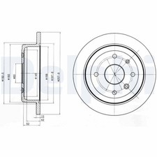 Disque de frein Daewoo EVANDA