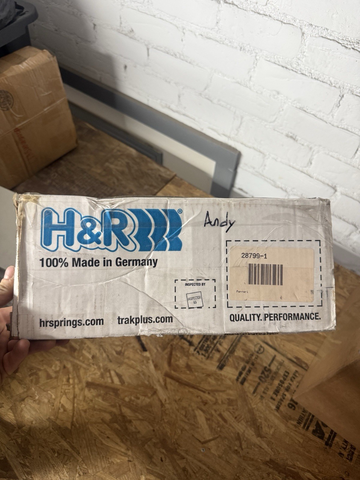 H&R 28799-1 Sport Spring For Ferrari 458