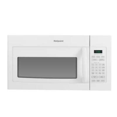 Hotpoint 1.6 cu. ft. Over the Range Microwave in White_ RVM5160DHWW