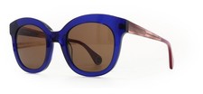 WOOW SUPER SHINE 2 0122 Ink Blue / Brown Sunglasses 50mm