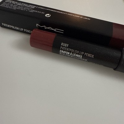 MAC PatentPolish Lip Pencil in Ruby - Discontinued Ruby Rare Mac cosmetics