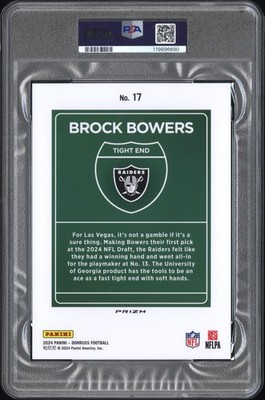 2024 Panini Donruss - Downtown! Brock Bowers #17 Oversized (RC