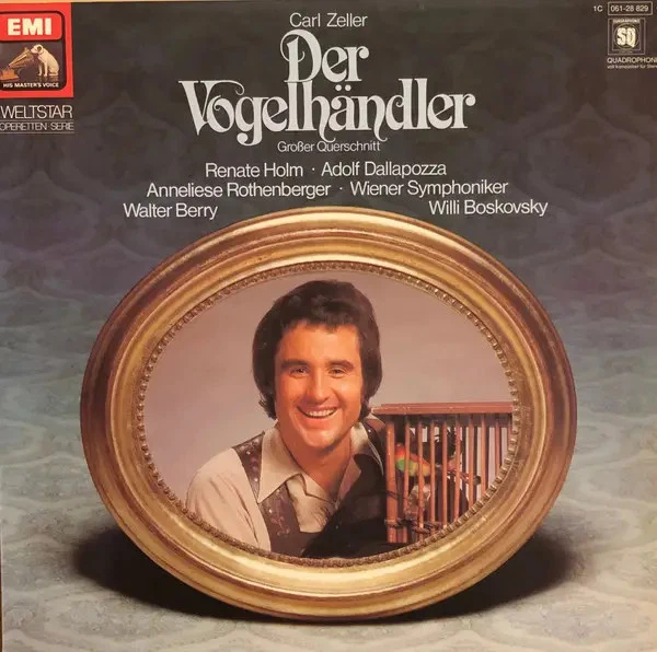 Carl Zeller Der Vogelhandler QUADRAPHONIC EMI Vinyl LP