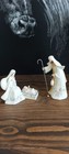 Nativity HAWTHORNE VILLAGE Silver Blessings Joseph Mary Baby Jesus Nativity 2 — photo 2