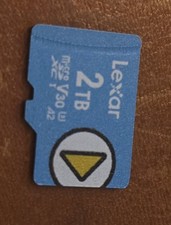 Lexar 2TB Play Blue Micro SD Card, 160MB/s Read, 4K, V30, UHS-I, A2