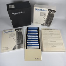 WordPerfect 5.1 for DOS - 1991 w/5.25 Diskett...