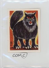 1980s Reyauca Monstruos Monster Stickers Giant Black Cat #198 0kb5