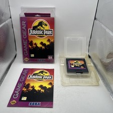 Jurassic Park Sega Game Gear 1993 Complete Manual CIB VGC