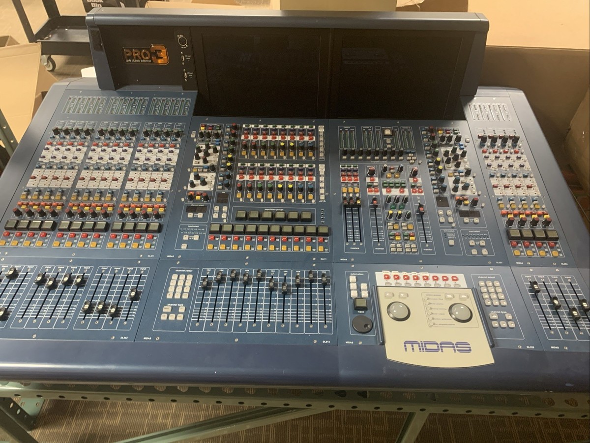 Midas PRO3 Live Digital Audio Mixing Control Surface with DL371
