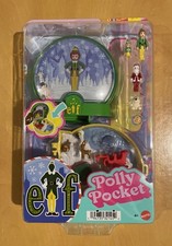 Polly Pocket Elf Holiday Compact Set Buddy The Elf Movie Christmas Playset NEW