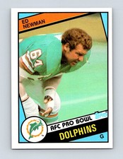 1984 Topps #126 Ed Newman Miami Dolphins