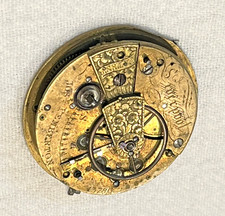 MOVIMENTO OROLOGIO DA TASCA VINTAGE JOS PEMBERTON IVERPOOL PER RICAMBI SPEDIZIONE GRATUITA