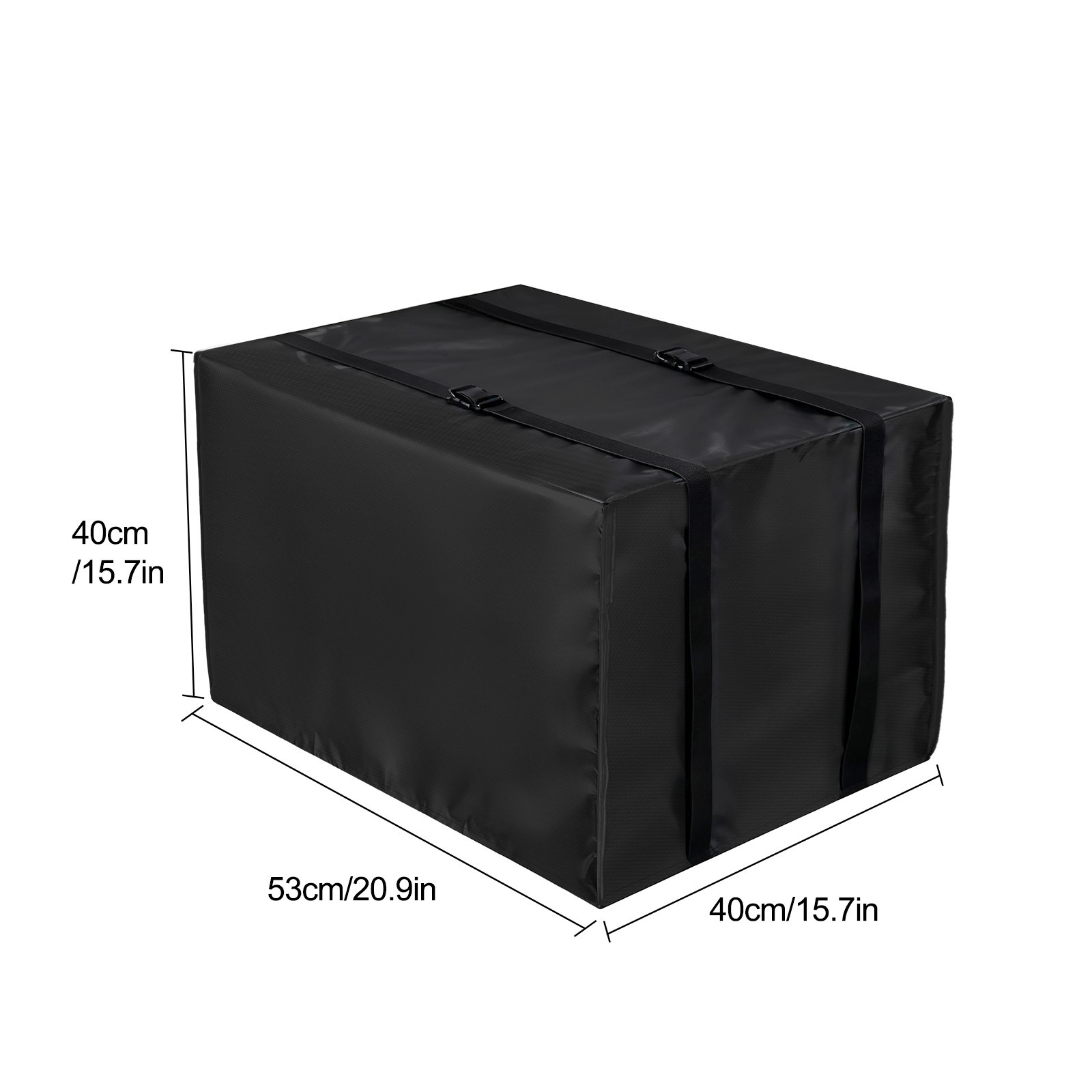 Heavy Duty Window Air Conditioner Cover Outdoor AC Unit 53 x 40 x 40cm w/ Buckle