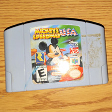 Mickey's Speedway USA Nintendo 64 N64 Racing Game Cartridge NTSC-U/C E