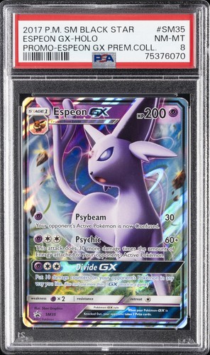 Espeon-GX graded PSA 8 for sale on eBay