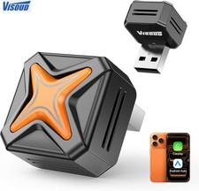 2in1 Wireless Apple CarPlay Android Auto Adapter A7 Chip 3s Plug  Play for iPhone