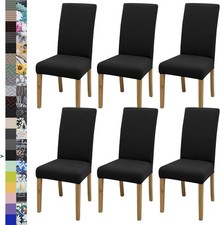 Chair Covers,Dining Room Chair Covers Set of 6,Stretch Kitchen Chair