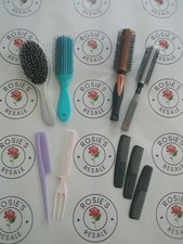 Vintage Mixed Lot of Combs Brushes Conair Unbreakable Unmarked