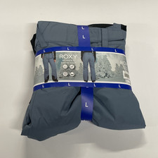 Roxy Women's DryFlight Technology Snow Pants, Blue, Large