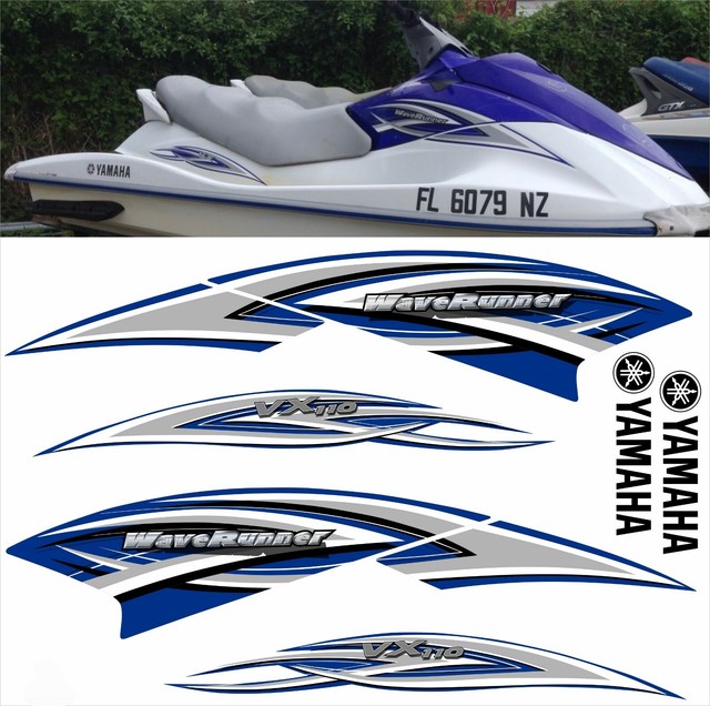 YAMAHA WAVERUNNER VX 110 DECALS KIT STICKERS REPLACEMENT eBay