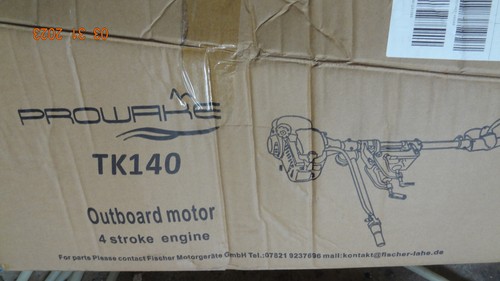 Außenborder Außenbordmotor Bootsmotor 4-takt Luftgekühlt 8Kg leicht, 1KW Prowake - Bild 5 von 5
