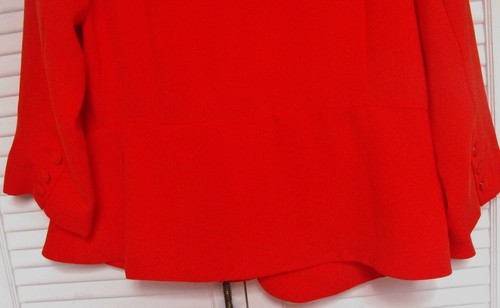 Women's "CAbi." Size: 10, Crossover Jane Jacket- Grenadine or Coral - Picture 6 of 7