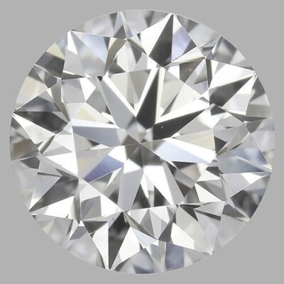 7.01 ct Round Clarity Enhanced Diamond Engagement H color SI1/SI2 clarity