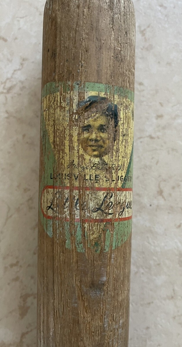 BABE RUTH DECAL HILLERICH &BRADSBY J2 LOUISVILLE SLUGGER LITTLE