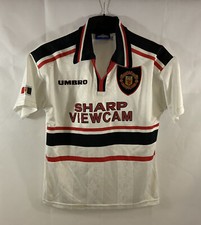 Manchester United Away Football Shirt 1997/99 Adults Small Umbro E456