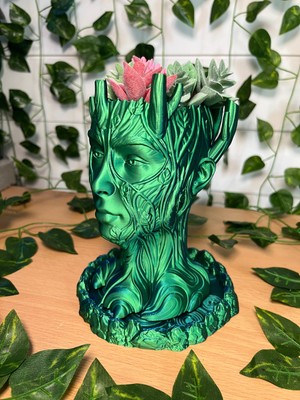 Sacred Tree Planter, Mother Nature succulent pot