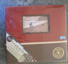 Paper Boutique 12x12 Scrapbook Album Kit 10 shs/20 pg TRAVEL MEMORIES 200 pcs Br