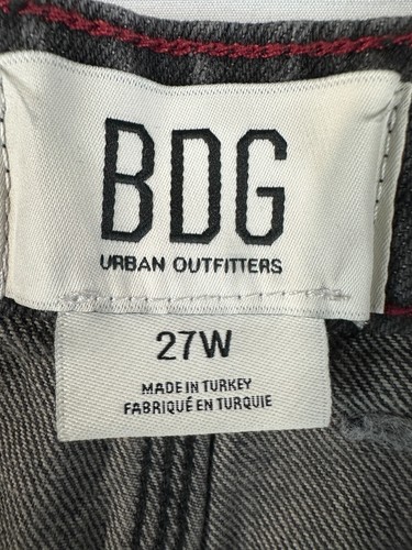 BDG Urban Outfitters Black Blue Carpenter Double Knee Workwear Rare Sz 27W - Picture 5 of 20