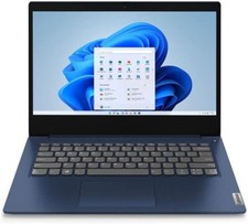 Image of Lenovo IdeaPad 3i 14" Laptop, Intel Core i3, 128 GB SSD, 81X700E5UK, Blue