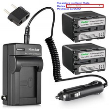 Kastar Battery Charger Sony DCR-TRV265 TRV270 TRV280 TRV285 TRV300 TRV325 TRV330