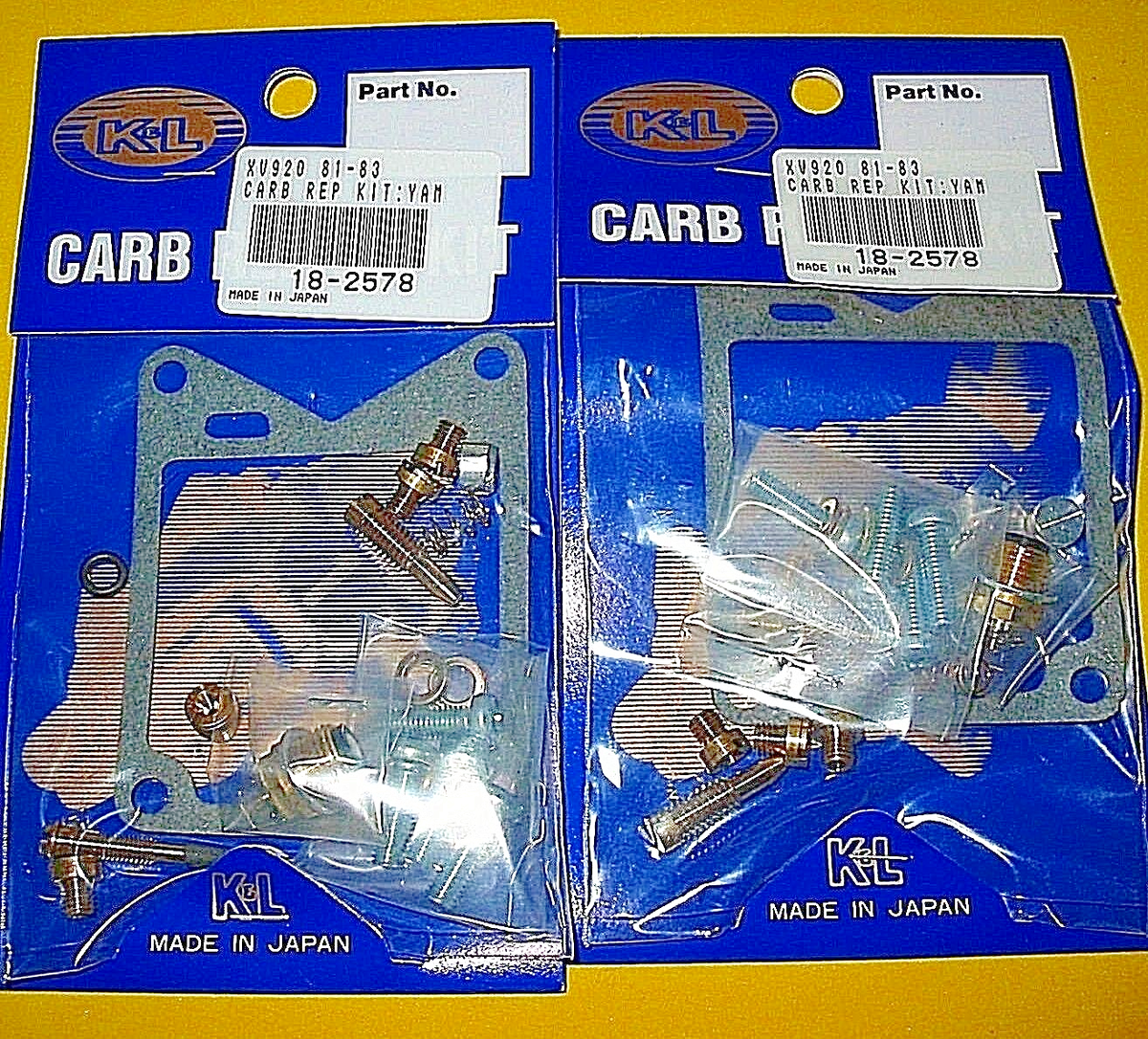 1981-1983 Yamaha XV920 Virago Carburetor Carb Repair Rebuild Kit 2