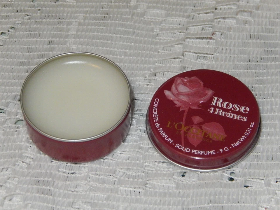 L'OCCITANE ROSE 4 REINES CONCRETO DE PARFUM PERFUME SÓLIDO 10g/.3 OZ RARO NUEVO Foto 3 de 4