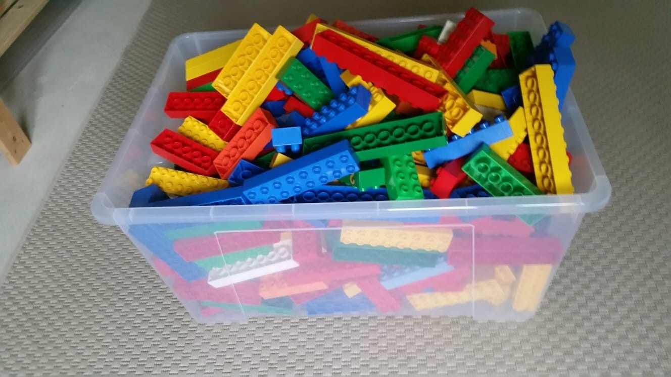 (D) Lego Duplo 10 mattoncini XXL mattoncini lunghi